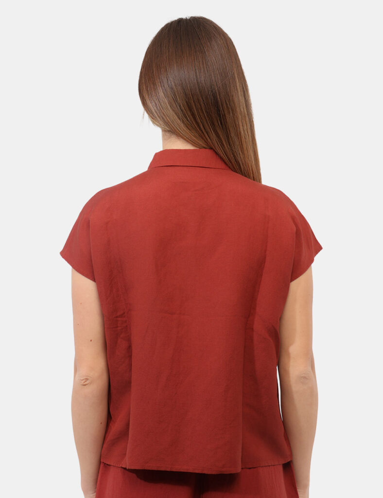 Abbigliamento donna scontato - Camicia Sun68 Marrone tg.M