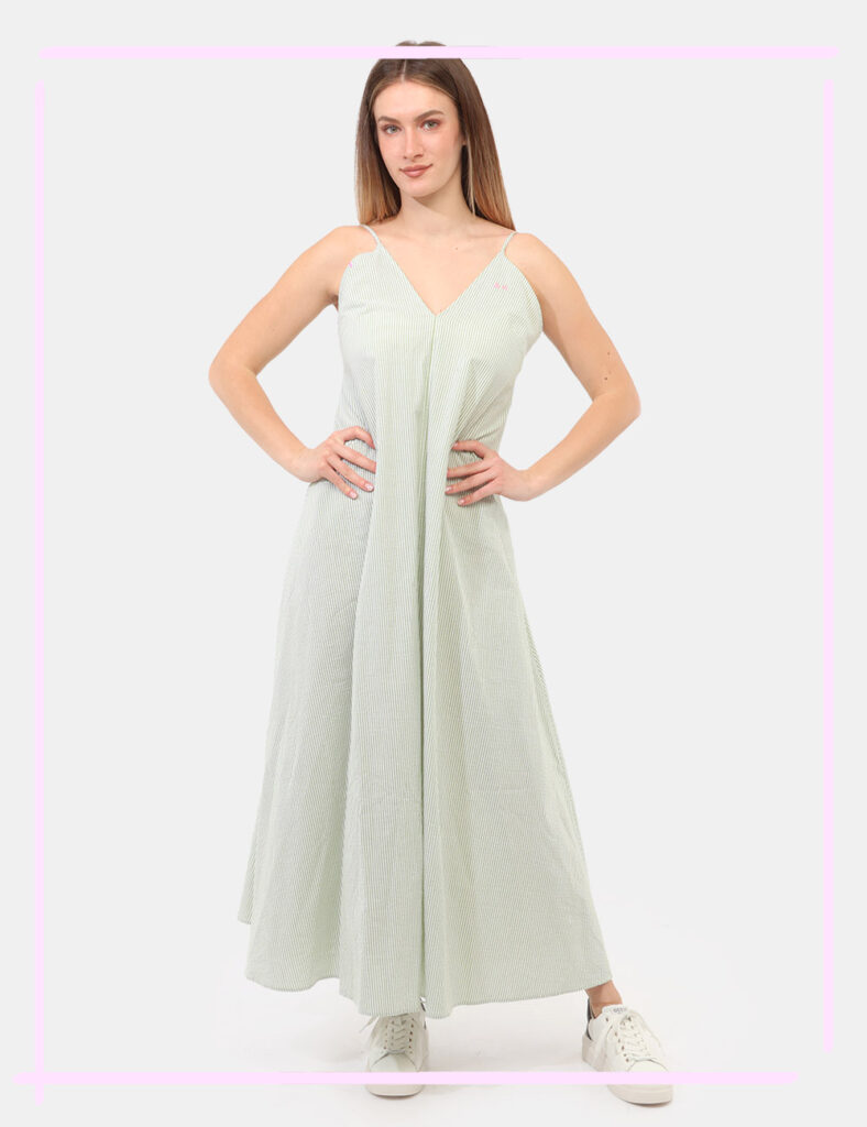 Vestito Sun68 Verde tg.M - Vestito SUN68 Verde da donna Fresco, essenziale e naturalmente femminile, il Vestito SUN68 Verde