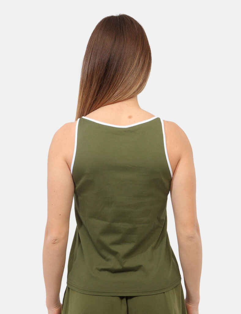 Abbigliamento donna scontato - Top Sun68 Verde tg.M