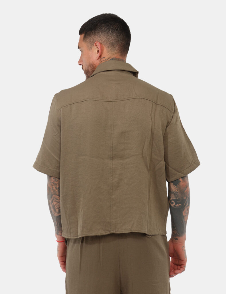Abbigliamento da uomo Goha - Camicia Goha Verde militare