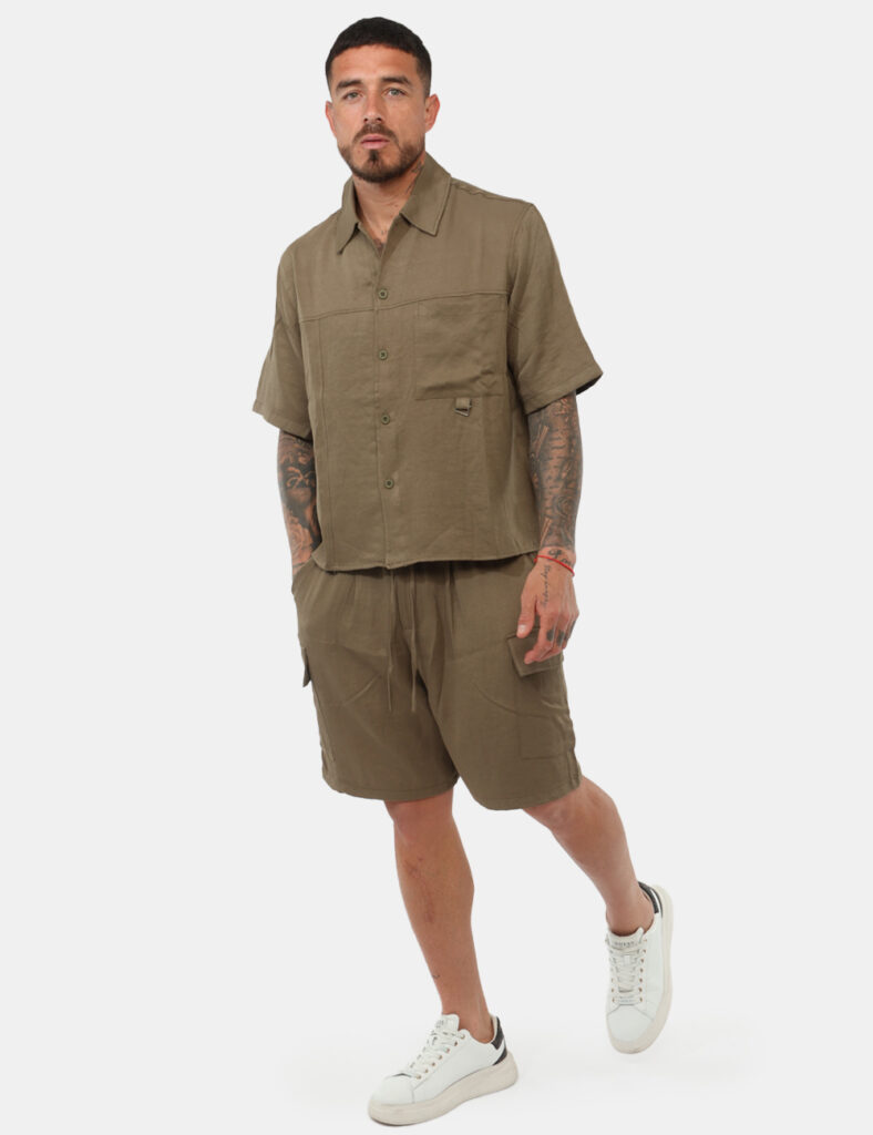 Abbigliamento da uomo Goha - Bermuda Goha Verde militare