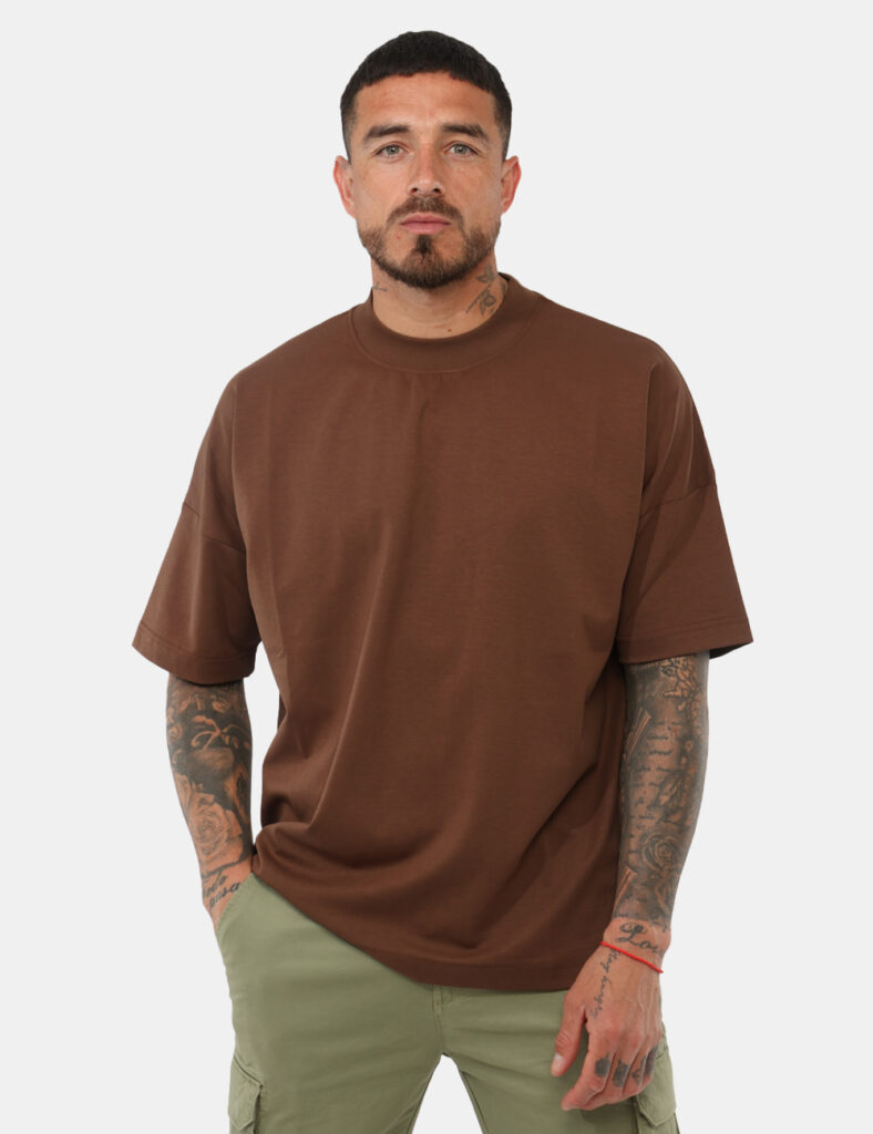 Abbigliamento da uomo Goha - T-shirt Goha Marrone