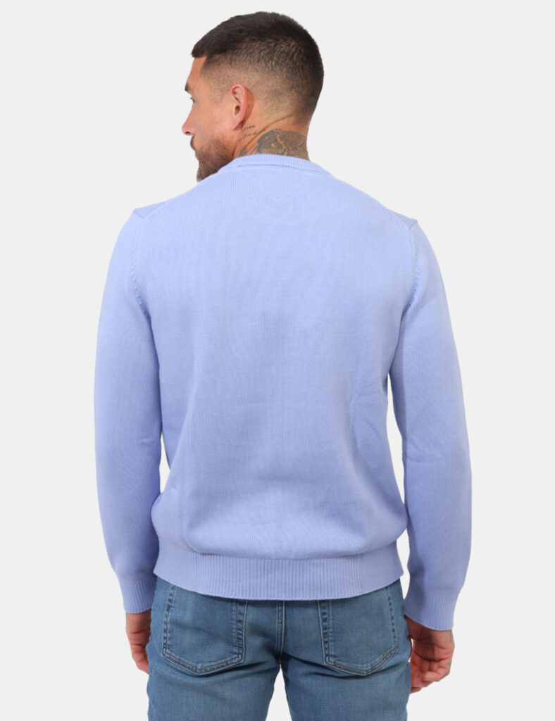 Maglioni Tommy Hilfiger da uomo scontati - Maglia Tommy Hilfiger Azzurra