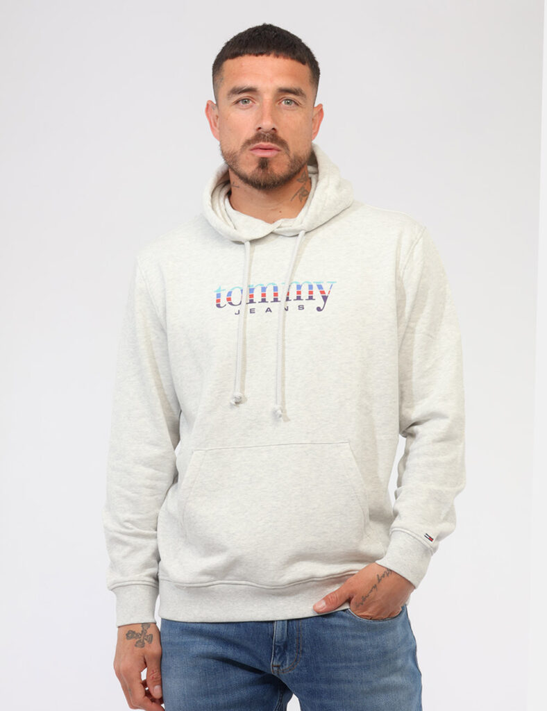 Felpa Tommy Hilfiger Grigia - Felpa TOMMY HILFIGER Grigia da uomo Pratica, moderna e perfetta per il tuo everyday style: la