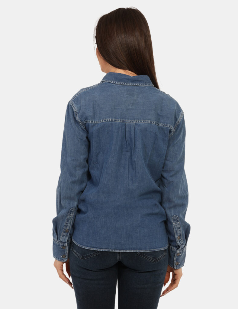 Abbigliamento donna scontato - Camicia Tommy Hilfiger Blu