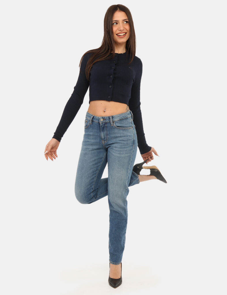 Outlet jeans da donna scontati - Jeans Tommy Hilfiger Blu