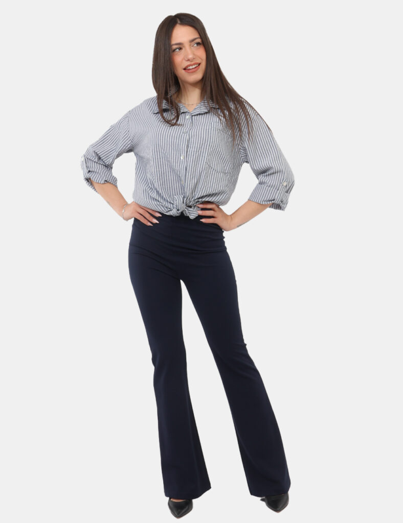 Abbigliamento donna scontato - Pantalone Rue De Clerie Blu