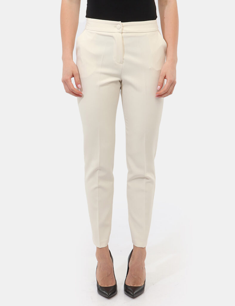 Pantaloni eleganti da donna scontati - Tailleur Giacca Pantalone Rue De Clerie Beige