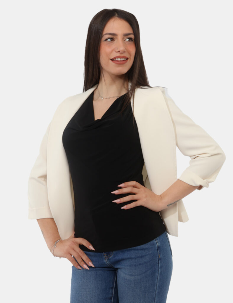 Outlet Rue De Clerie - Blazer Rue De Clerie Beige