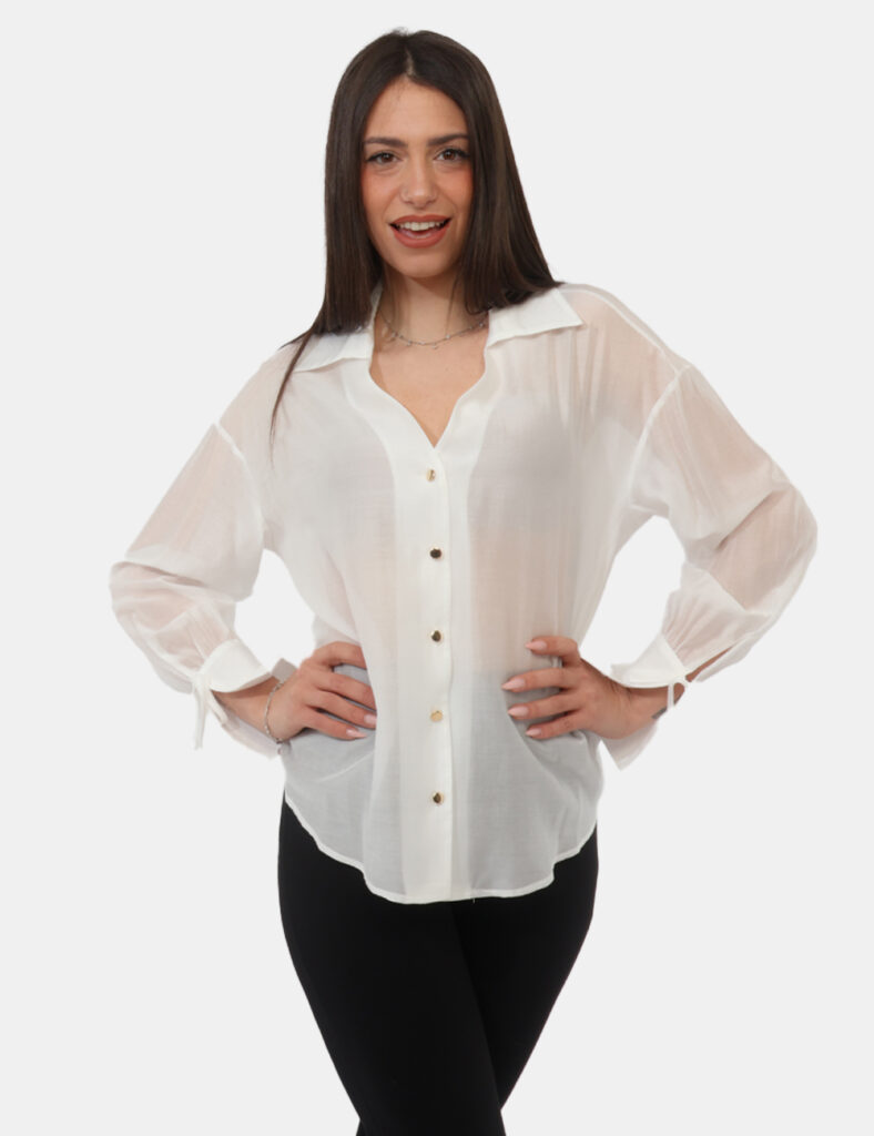 Abbigliamento donna scontato - Camicia Rue De Clerie Bianca