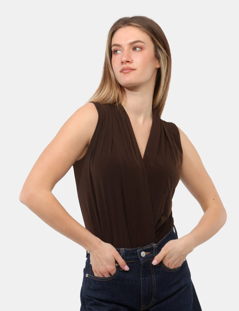 Abbigliamento donna scontato - Body Rue De Clerie Marrone