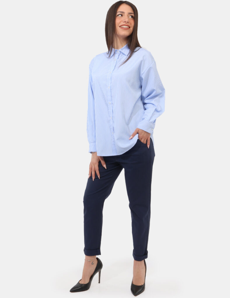 Abbigliamento donna scontato - Pantalone Rue De Clerie Blu