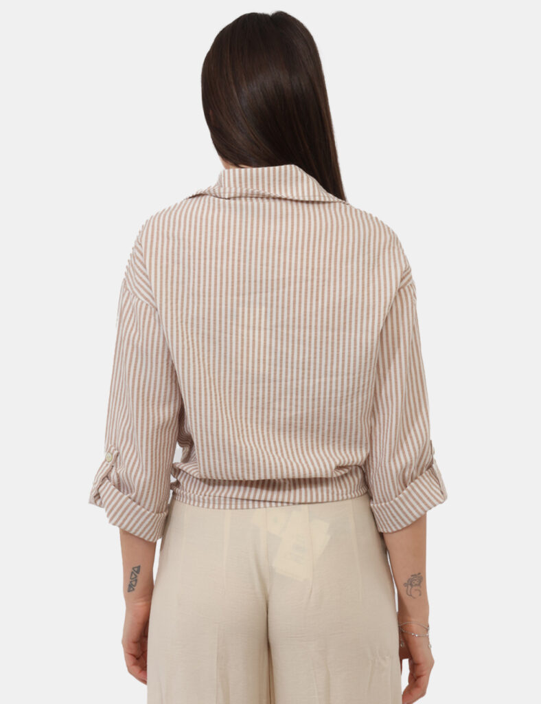 Camicia Rue De Clerie Marrone - Camicia RUE DE CLERIE Marrone da donna La Camicia RUE DE CLERIE Marrone è una proposta elega