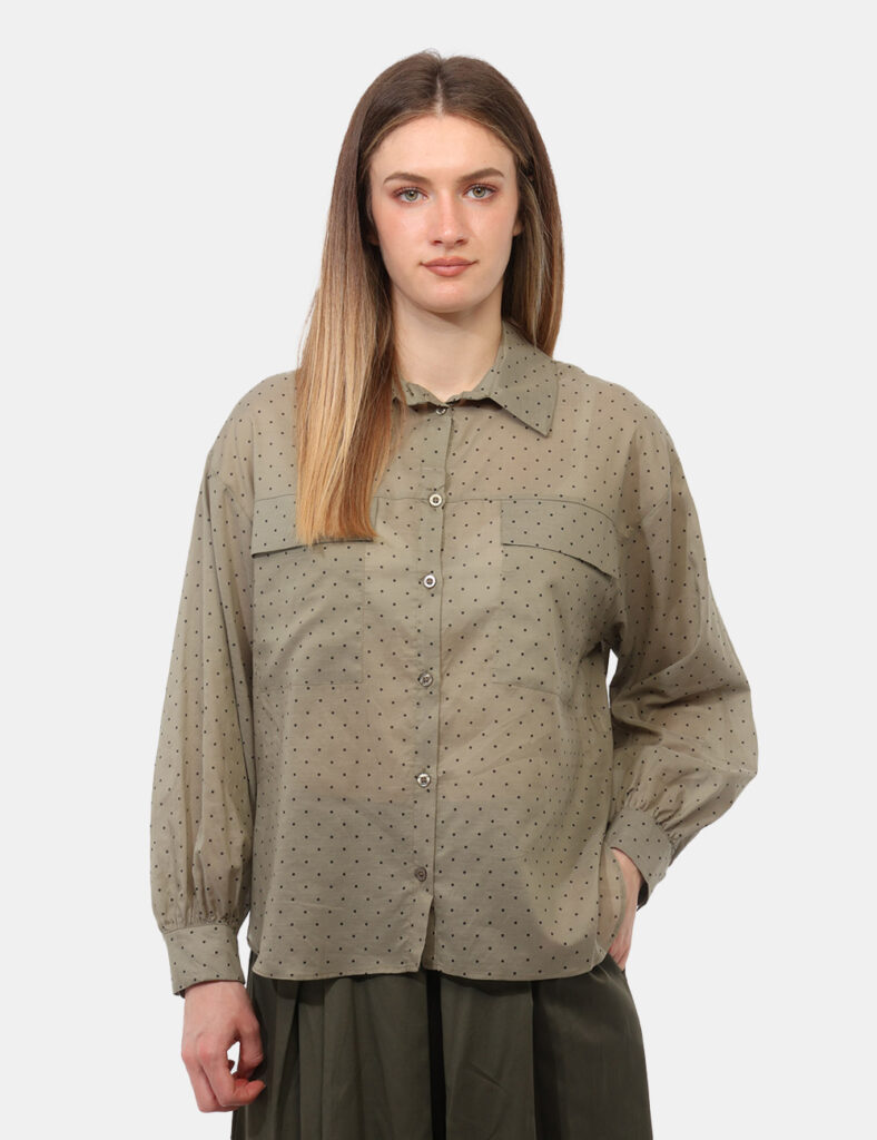 Abbigliamento donna scontato - Camicia Rue De Clerie Verde
