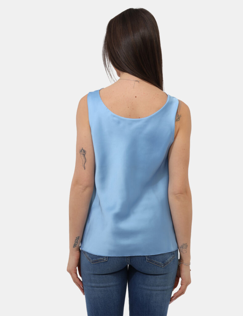 Outlet Rue De Clerie - Top Rue De Clerie Azzurro