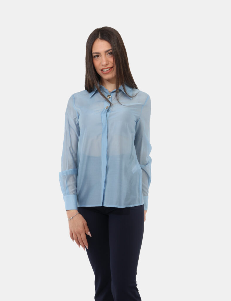 Outlet Rue De Clerie - Camicia Rue De Clerie Azzurra