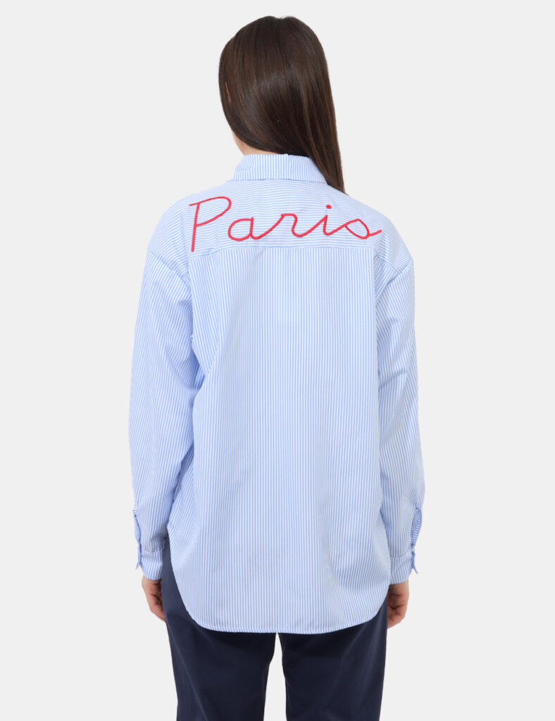 Camicia Rue De Clerie Azzurra - Camicia RUE DE CLERIE Azzurra da donna Fresca, luminosa e dal carattere contemporaneo, la Ca