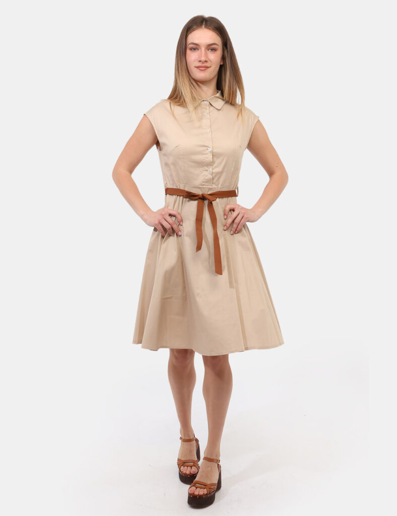 Abito da donna scontato - Vestito Rue De Clerie Beige