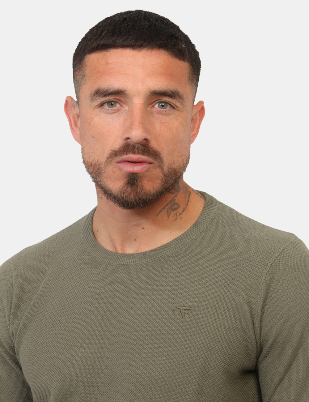 FM26S02MG-SB_ARMY_PE26_3 Maglia Fred Mello Verde - Maglia FRED MELLO Verde da uomo La Maglia FRED MELLO Verde è la scelta ideale per chi cerca uno st