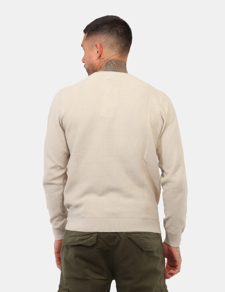 Maglia Fred Mello Beige - Maglia FRED MELLO Beige da uomo La Maglia FRED MELLO Beige è il capo ideale per chi desidera uno s