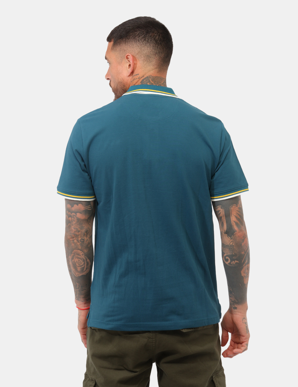 FM26S07QU-SB_ATLANTIC_PE26_2 Polo Fred Mello Verde - Polo FRED MELLO Verde da uomo La Polo FRED MELLO Verde è il capo ideale per chi cerca uno stile vers