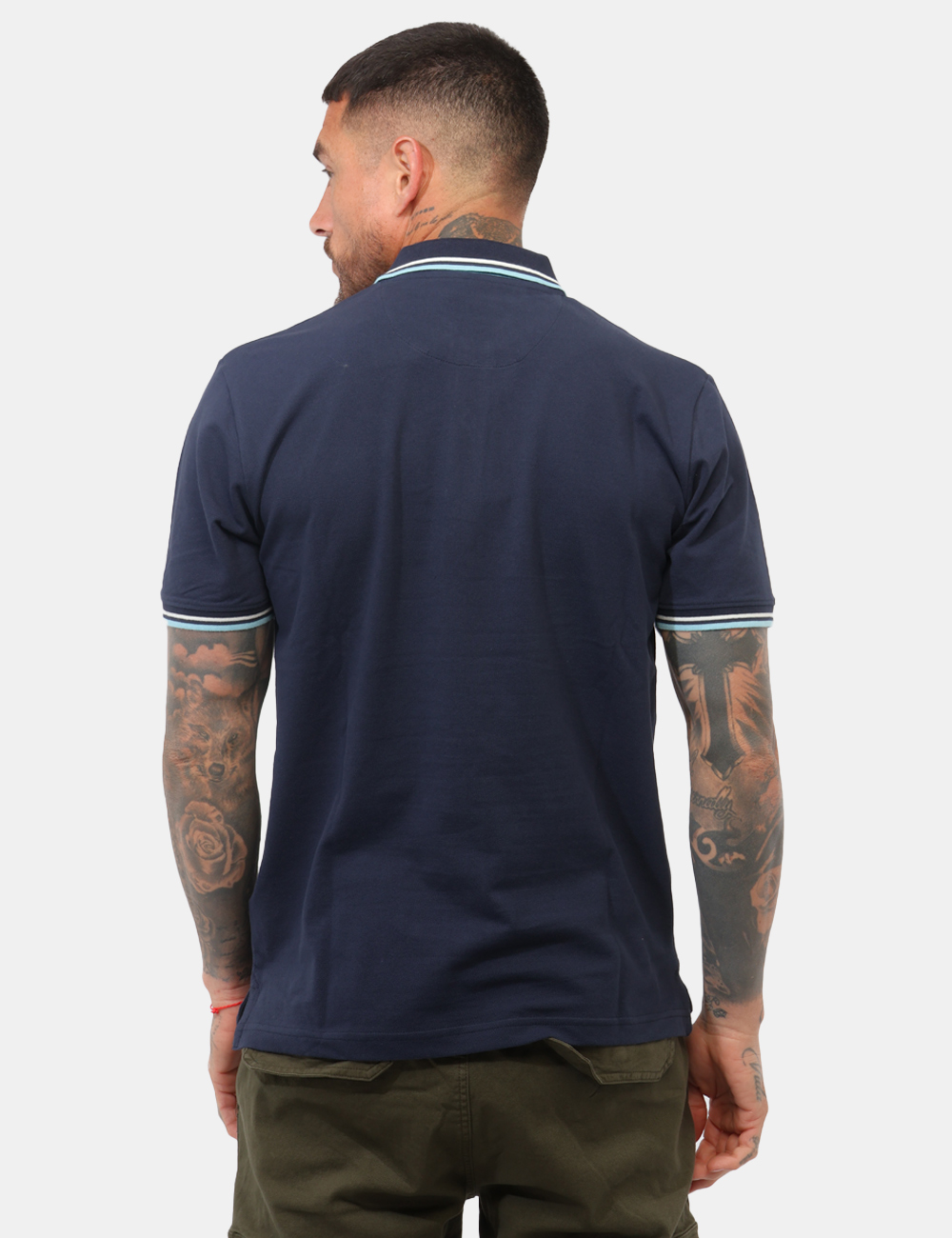 FM26S07QU-SB_BLUE_PE26_2 Polo Fred Mello Blu - Polo FRED MELLO Blu da uomo La Polo FRED MELLO Blu è il capo perfetto per chi desidera uno stile versa