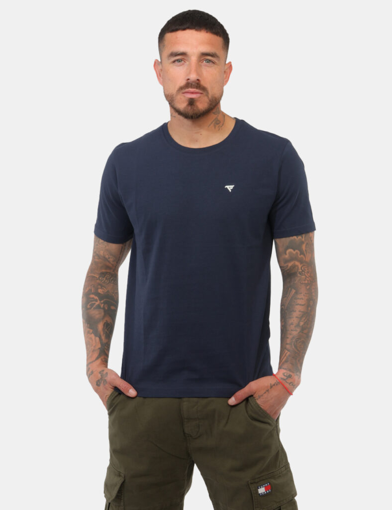T-shirt uomo scontata - T-shirt Fred Mello Blu