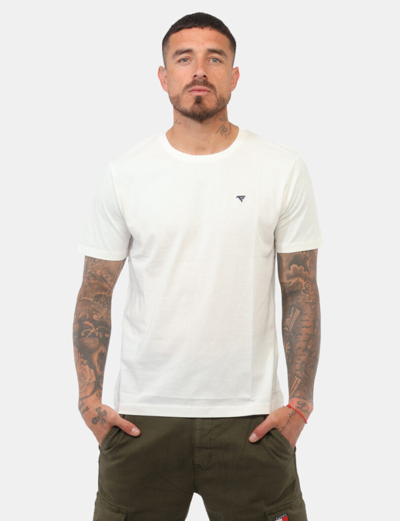 T-shirt uomo scontata - T-shirt Fred Mello Bianca