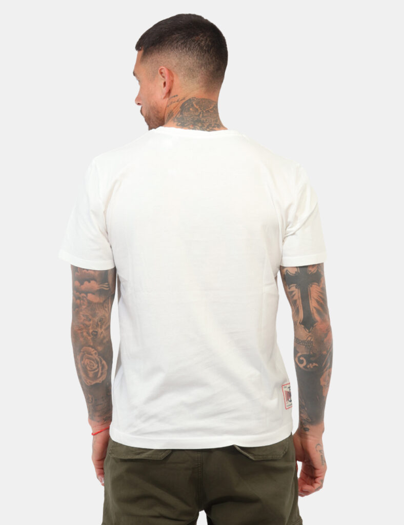 T-shirt uomo scontata - T-shirt Fred Mello Bianca