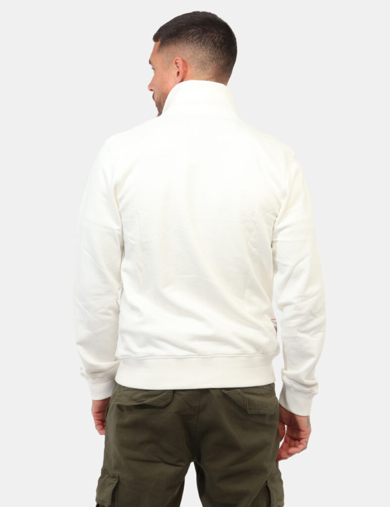 Felpa Fred Mello Bianca - Felpa FRED MELLO Bianca da uomo La Felpa FRED MELLO Bianca è il capo ideale per chi cerca uno stil