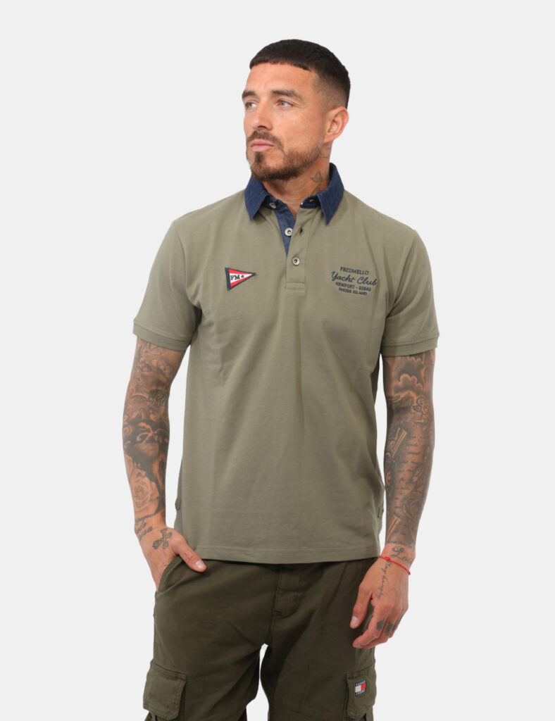Outfit da festa uomo - Abbigliamento da festa - Polo Fred Mello Verde