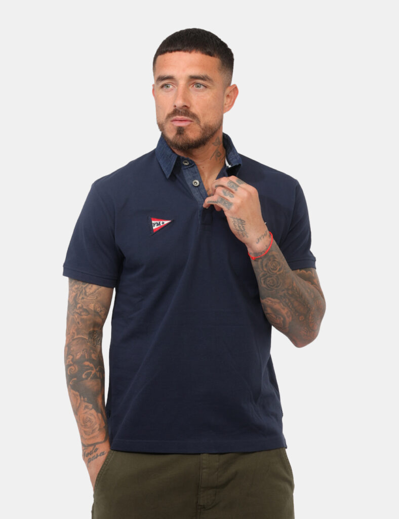 Outfit da festa uomo - Abbigliamento da festa - Polo Fred Mello Blu