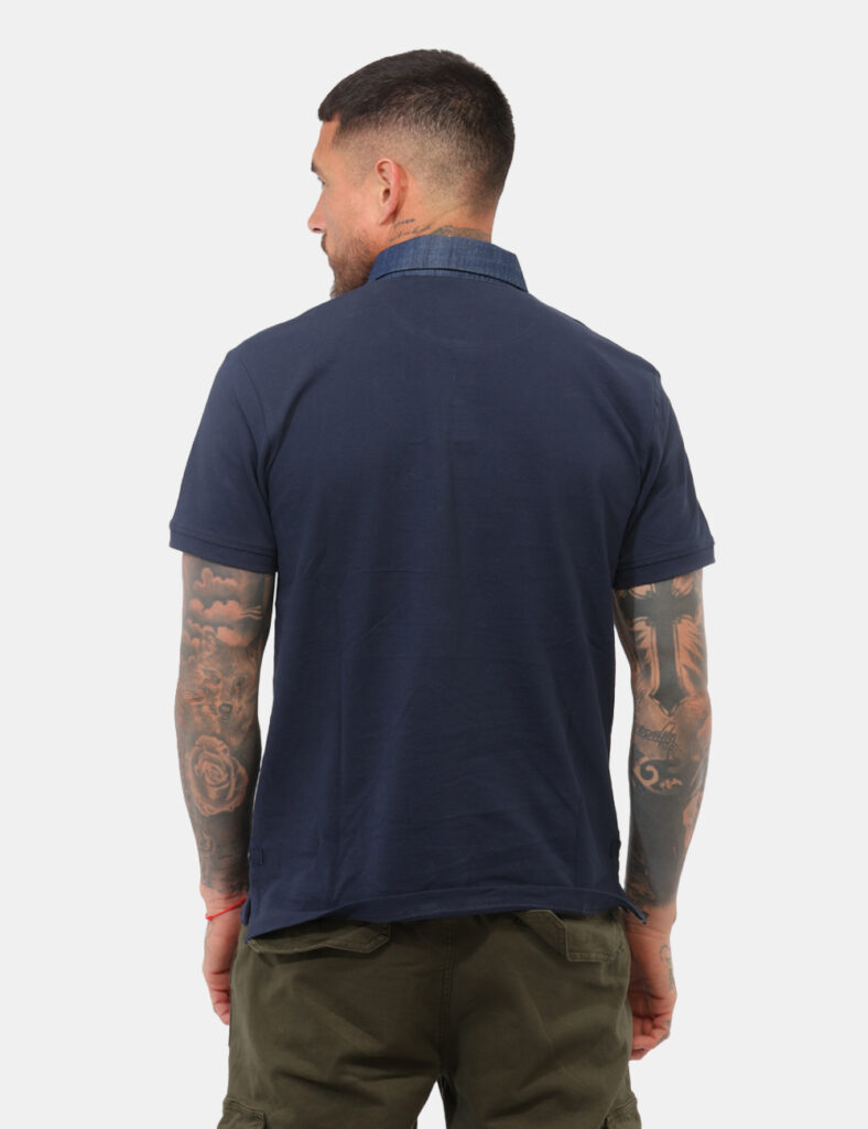 Outfit da festa uomo - Abbigliamento da festa - Polo Fred Mello Blu