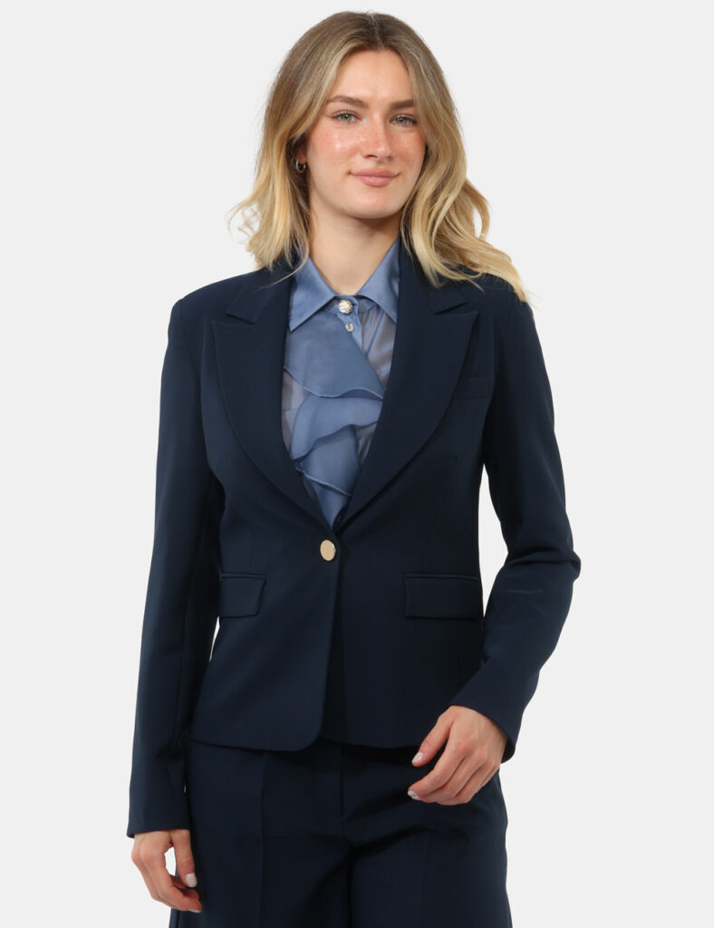 Abbigliamento donna scontato - Blazer Fracomina Blu