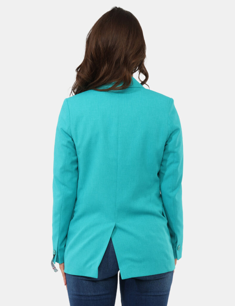 Abbigliamento donna scontato - Blazer Materica Azzurro