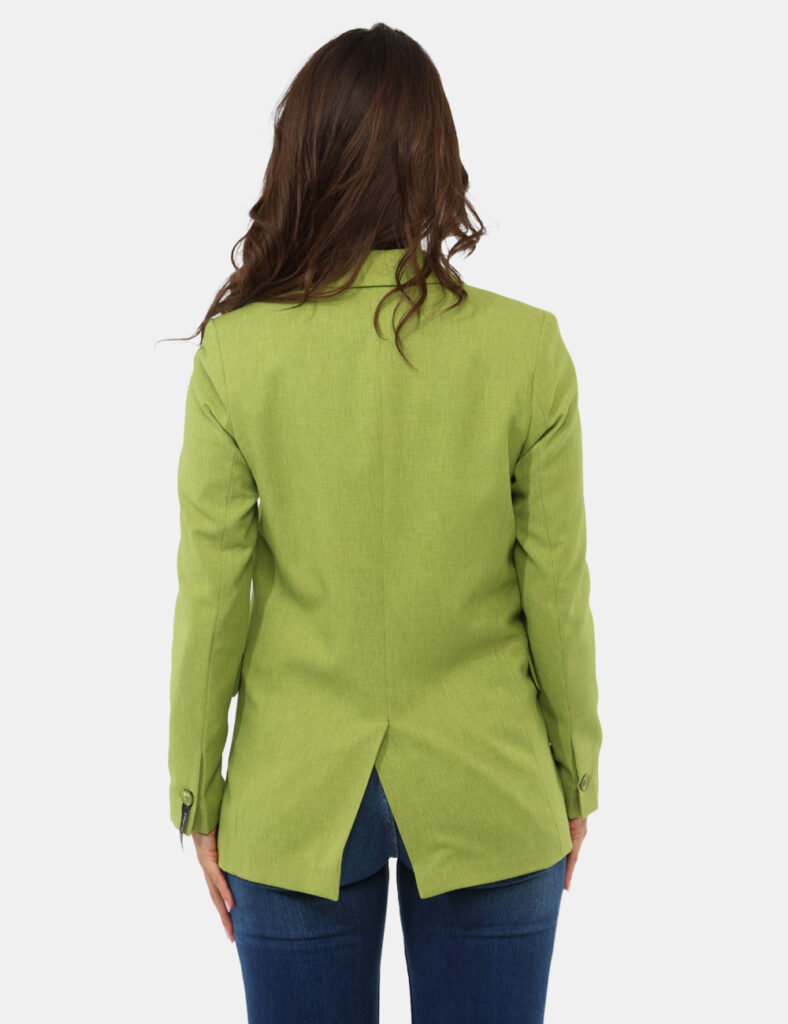 Abbigliamento donna scontato - Blazer Materica Verde