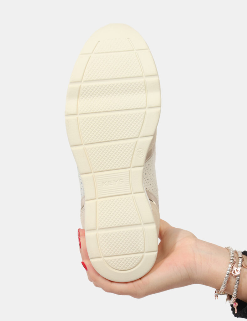 Scarpe da Donna scontate - Sneakers Keys Beige