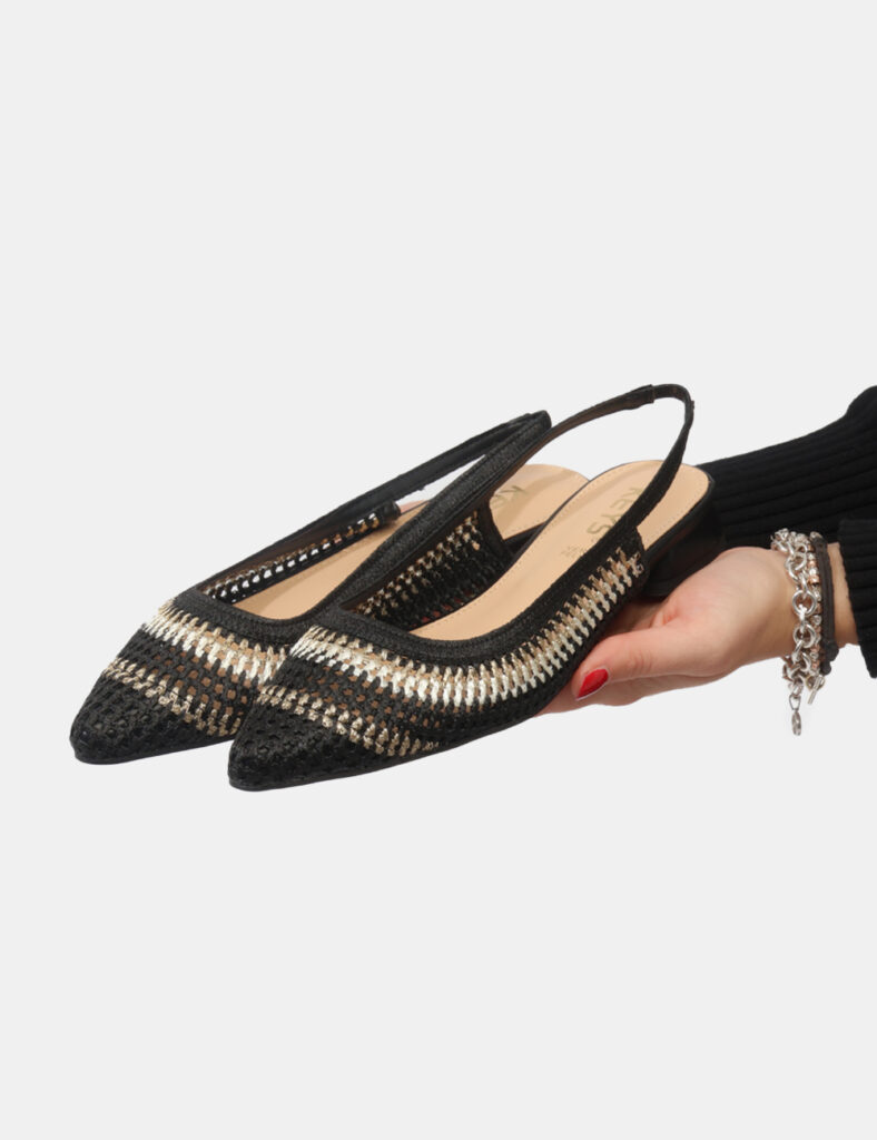 Ballerina Keys Nera - Ballerina KEYS Nera da donna La Ballerina KEYS Nera è la scelta perfetta per chi desidera unire sempli