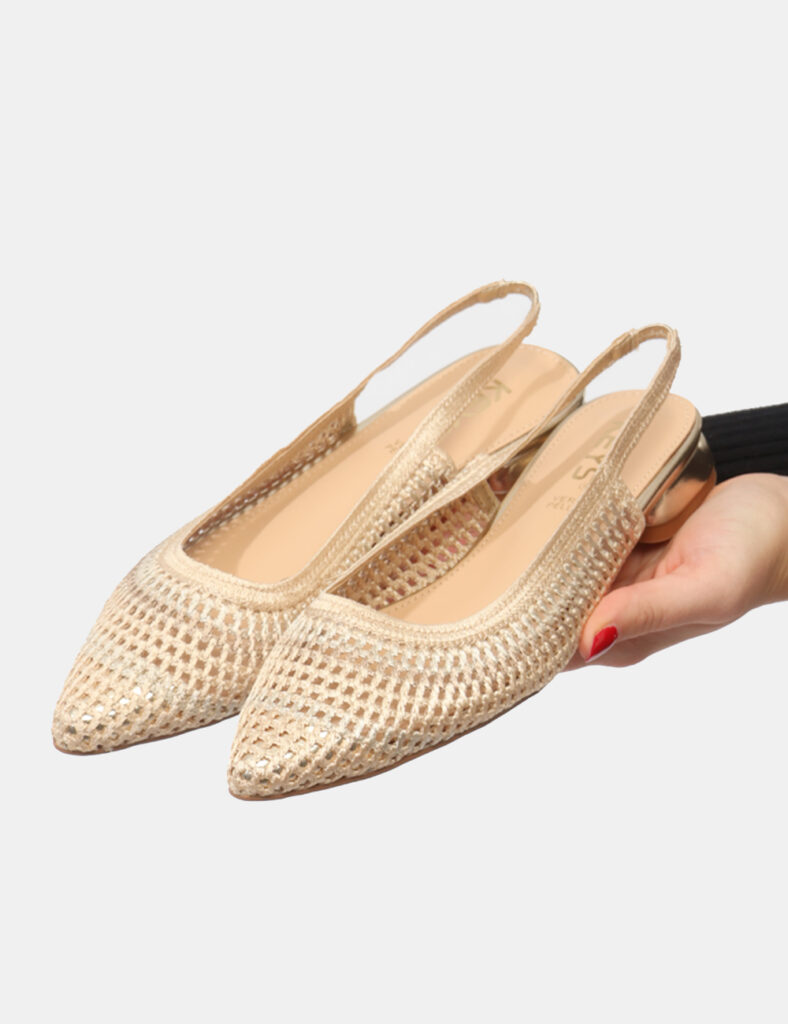 Scarpe da Donna scontate - Ballerina Keys Oro