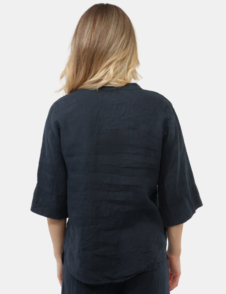 Camicia bluse elegante da donna scontata - Blusa Rue De Clerie Blu