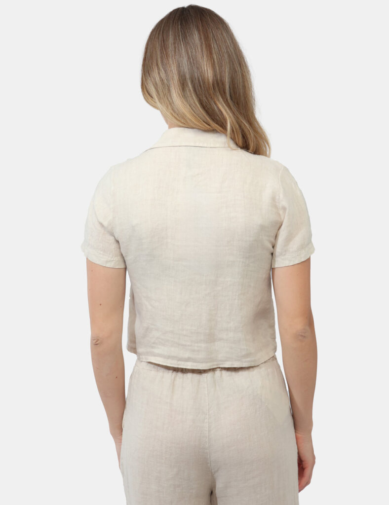 Camicia bluse elegante da donna scontata - Camicia Rue De Clerie Beige