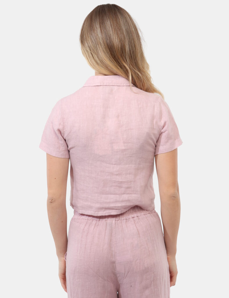 Camicia bluse elegante da donna scontata - Camicia Rue De Clerie Rosa