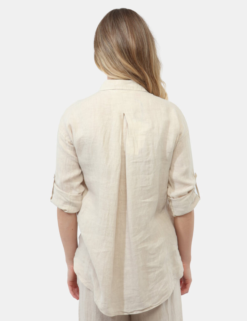 Camicia Rue De Clerie Beige - Camicia RUE DE CLERIE Beige da donna Naturale, leggera e incredibilmente versatile, la Camicia