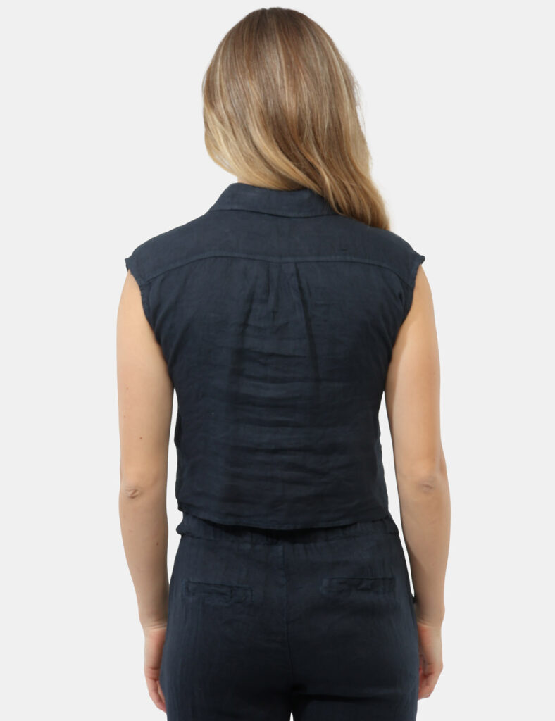 Camicia bluse elegante da donna scontata - Camicia Rue De Clerie Blu