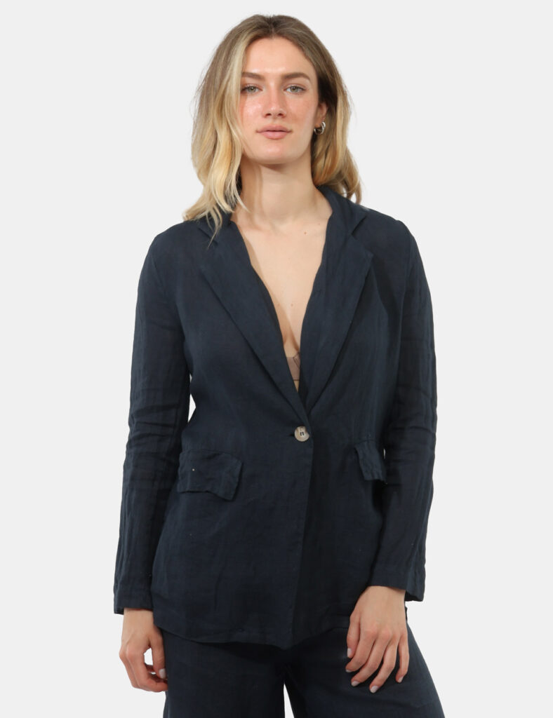 Blazer Rue De Clerie Blu - Blazer RUE DE CLERIE Blu da donna Elegante e leggero, il Blazer RUE DE CLERIE Blu è il capo perfe