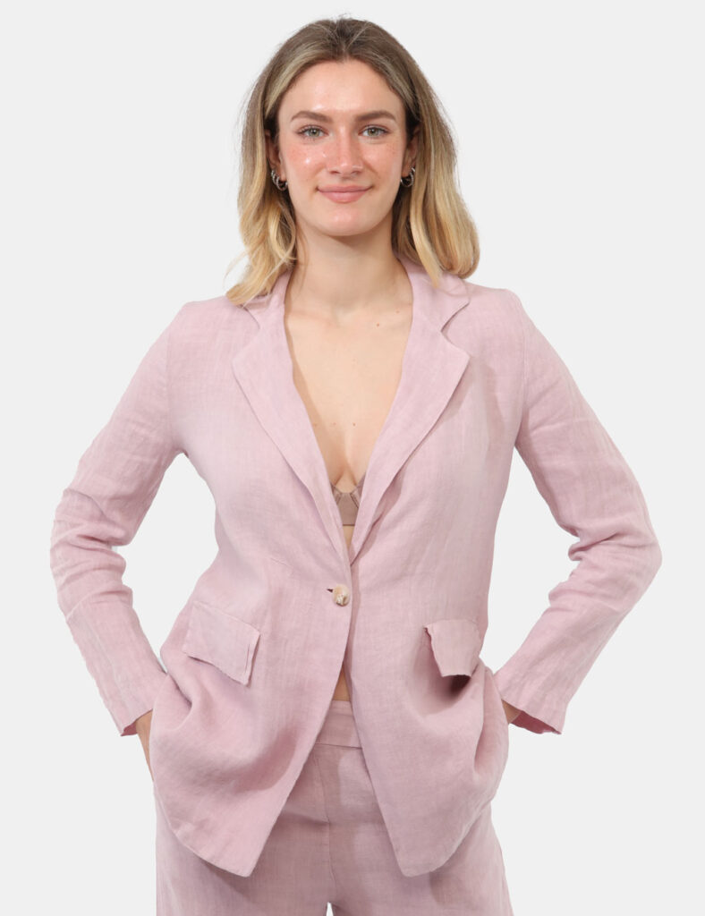Abbigliamento donna scontato - Blazer Rue De Clerie Rosa