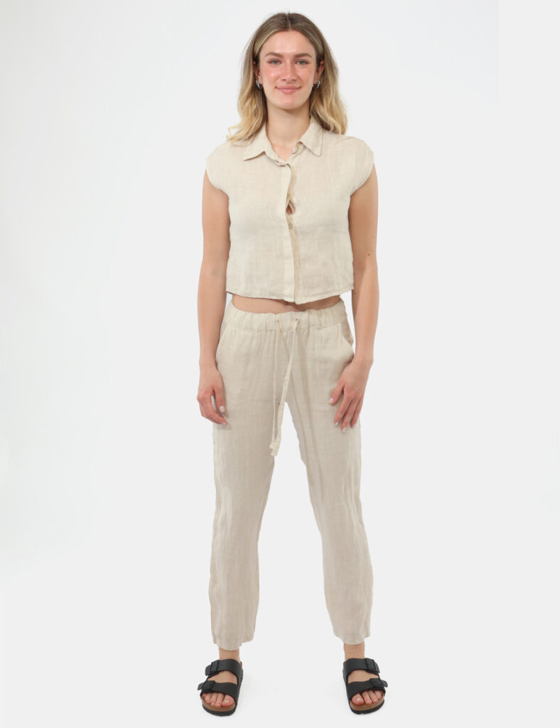 Abbigliamento donna scontato - Pantalone Rue De Clerie Beige