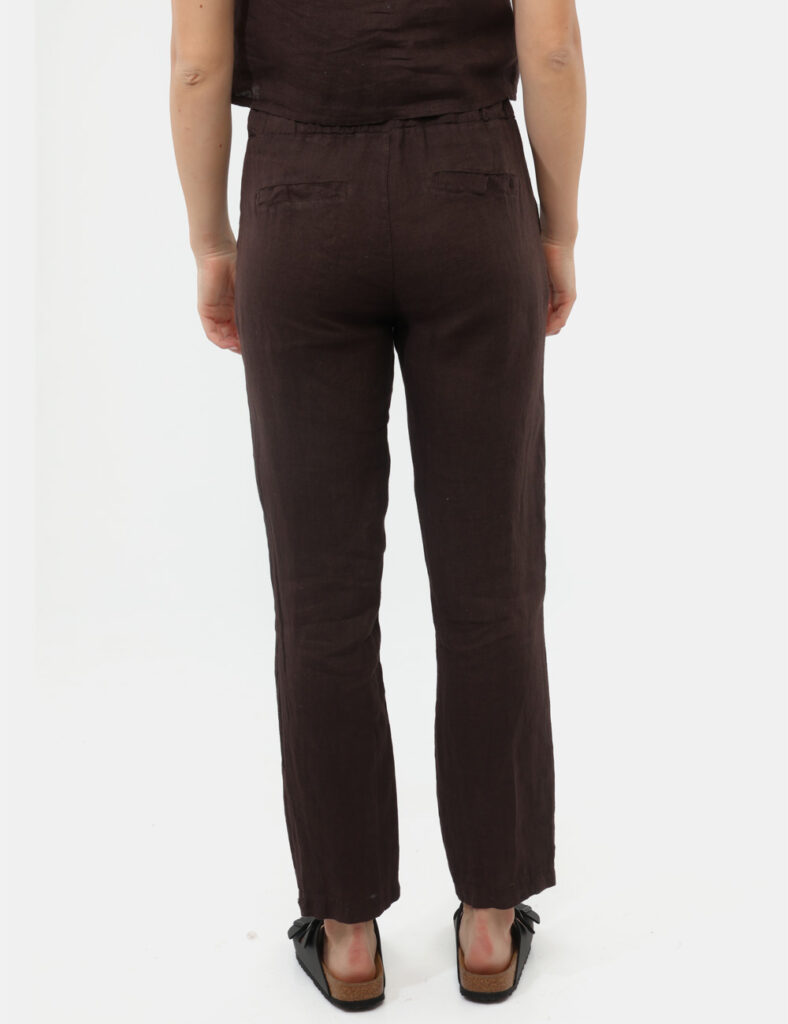 Abbigliamento donna scontato - Pantalone Rue De Clerie Marrone