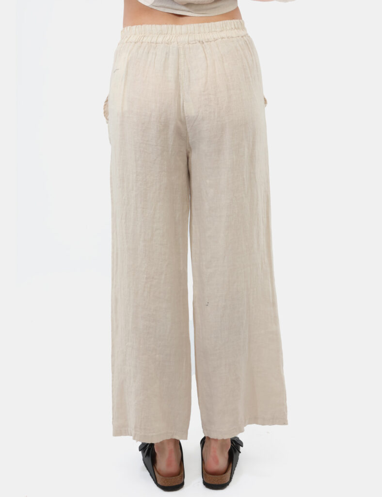 Pantaloni da donna larghi scontati - Pantalone Rue De Clerie Beige