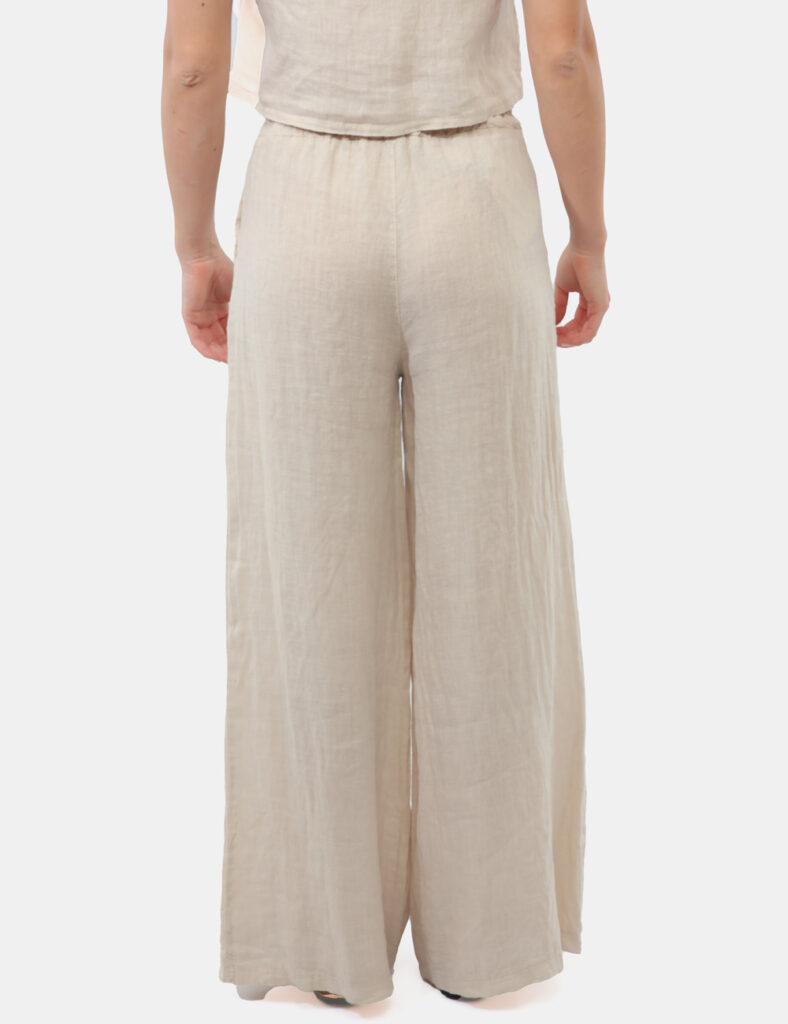 Pantalone Rue De Clerie Beige - Pantalone RUE DE CLERIE Beige Essenziale, luminoso e incredibilmente versatile: il pantalone